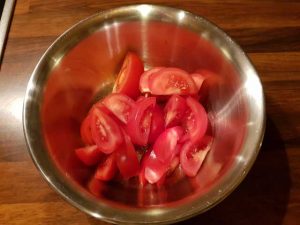 Tomaten, geschnitten